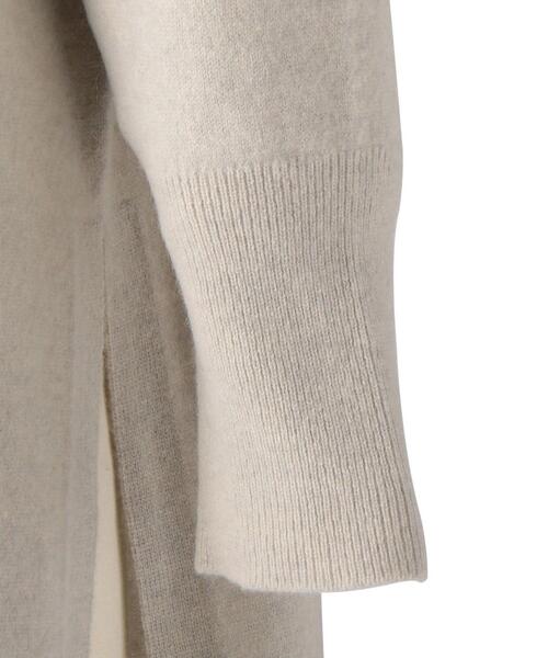 Drawer（ドゥロワー）の「Drawer 12G天竺編みタートルネックニット