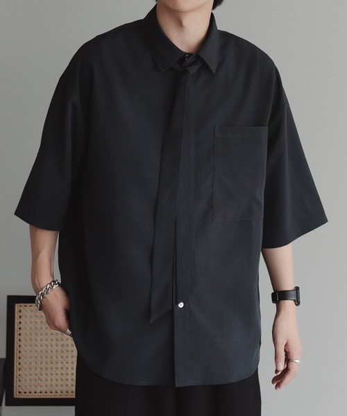 シルバーボタンタイシャツ（シャツ/ブラウス）｜epnok（エプノック）の