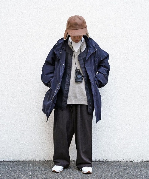 ATON（エイトン）の「【ATON】 AIR VENTILE SHORT MODS COAT