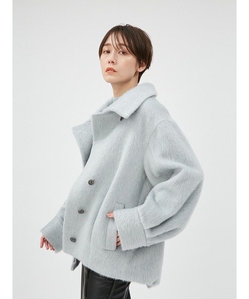 FRAY I.D（フレイアイディー）の「モヘヤシャギーハーフコート（その他