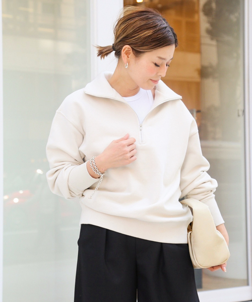 セール】【CELERI/セルリ】ハーフジップ スウェット（スウェット