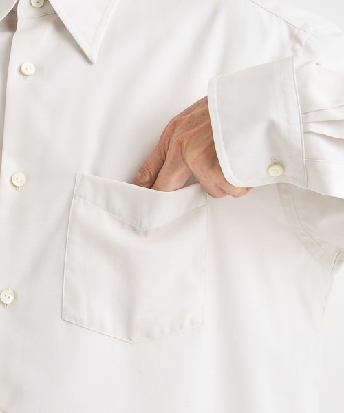 irenisa/イレニサ】別注REGULAR COLLAR RELAX FIT SHIRT（シャツ