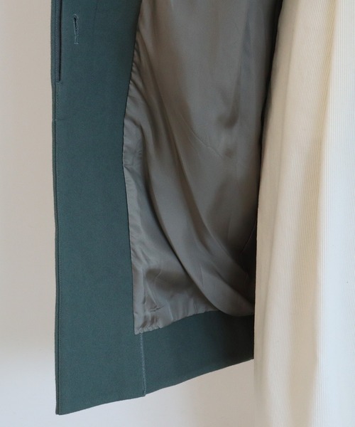 yuni（ユニ ）の「super100 Wool ラグランコクーンコート（その他