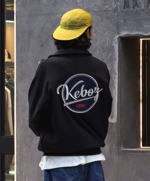 セール】BB LOGO HALF ZIP SWEAT PULLOVER（スウェット）｜KEBOZ