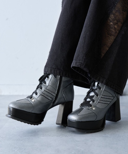 セール】スニーカーチャンキーブーツ(HARE)（ブーツ）｜HARE（ハレ）の