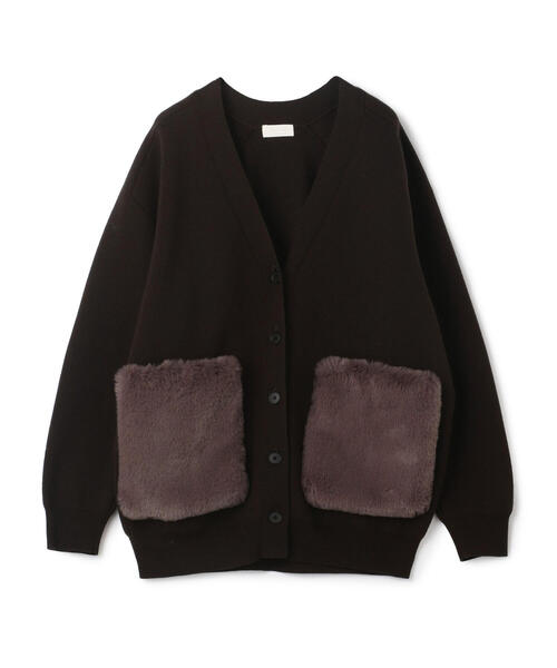 BALLSEY（ボールジィ）の「ウールポリエステルミラノリブ ファー