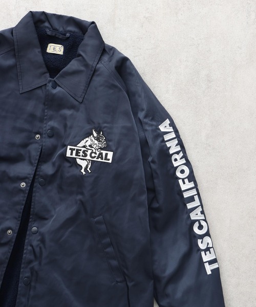 TES BOX LOGO BOA COACH JKT / 裏ボアコーチジャケット（ナイロン