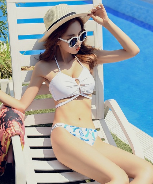 セール】クロスビキニ 水着2点セット（水着）｜Lace Ladies（レース