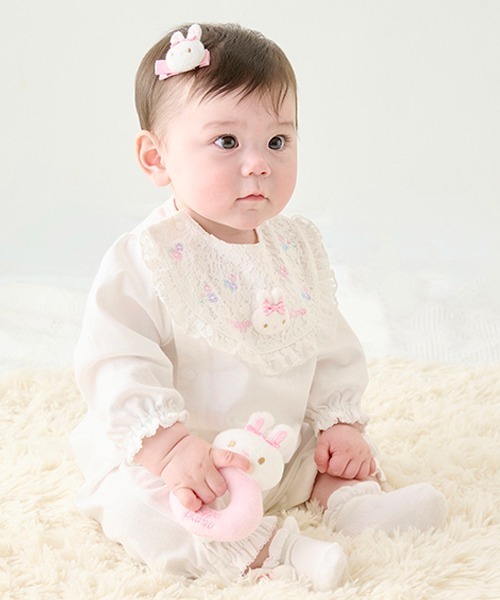 mezzo piano（メゾピアノ）の「ウサギマスコットつき2wayオール