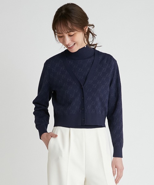 CELFORD（セルフォード）の「モノグラムアンサンブルニット（ニット