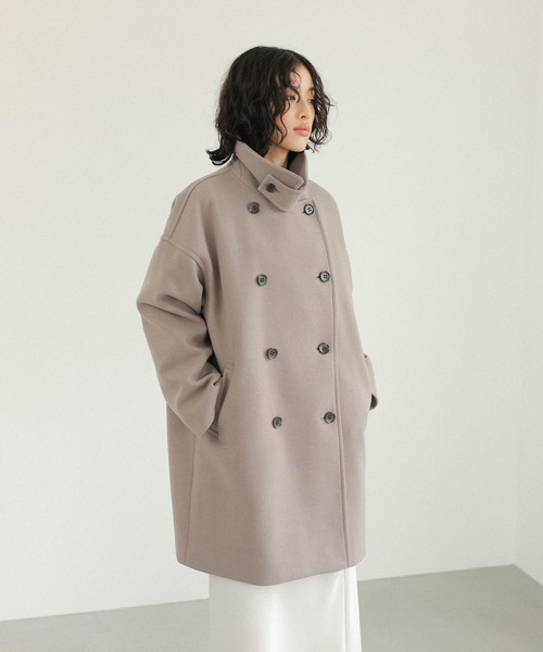 LEPSIM（レプシィム）の「ウーリーテックダブルロングコート 116899