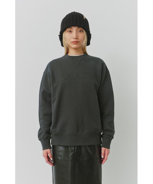 ALEXIA STAM（アリシアスタン）の「Stitch Embroidery Logo Sweatshirt
