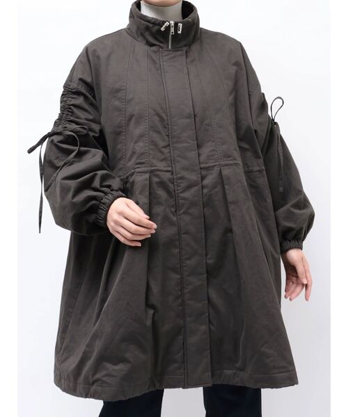 セール】ギャザーリボンモッズコート（モッズコート）｜jouetie