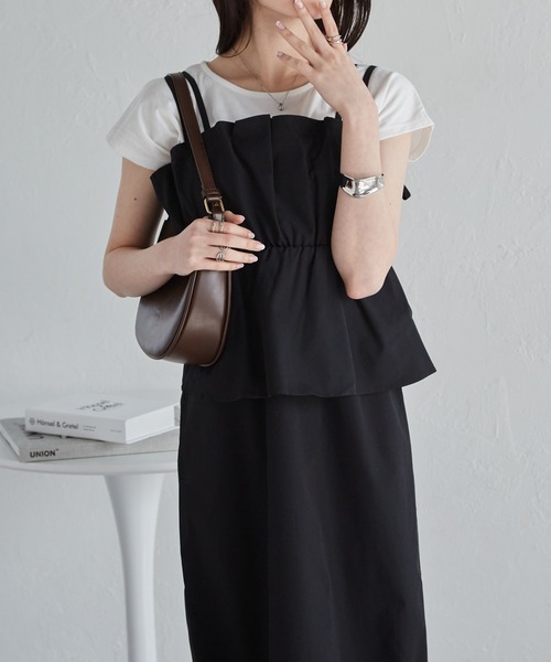 セール】楽ちん！Wストラップドッキングワンピース（ワンピース