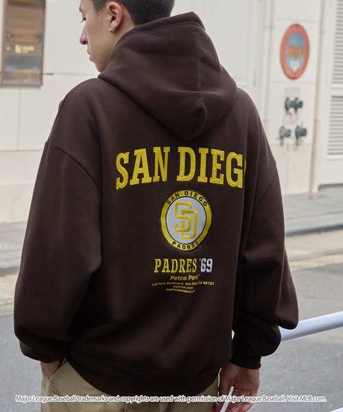 MLB/メジャーリーグベースボール 別注 ロゴ刺繍バックデザイン ビッグ