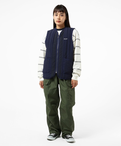 HUF（ハフ）の「CHEATA REVERSIBLE LINER VEST / HUF ベスト