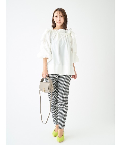 CELFORD（セルフォード）の「ショルダーリボンギャザーブラウス