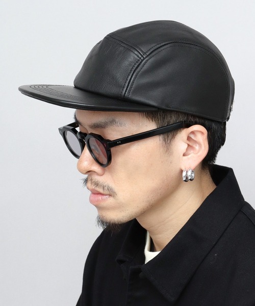 本革 シープレザー ジェットキャップ（キャップ）｜Mr.COVER（ミスター
