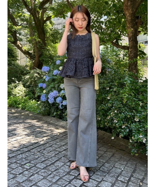 SNIDEL（スナイデル）の「【新色追加】Sustainableストレッチフレア