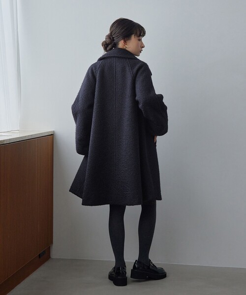 EMMEL REFINES＞EM Aライン ミディアム コート（ステンカラーコート