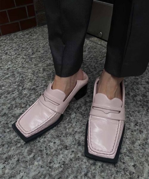 Ameri（アメリ）の「UND SQUARE TOE LOAFER（ローファー）」 - WEAR