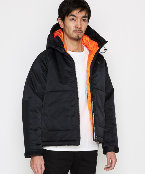 PRIMALOFT HOODED JACKET / 撥水ナイロン プリマロフト ファイバー中綿