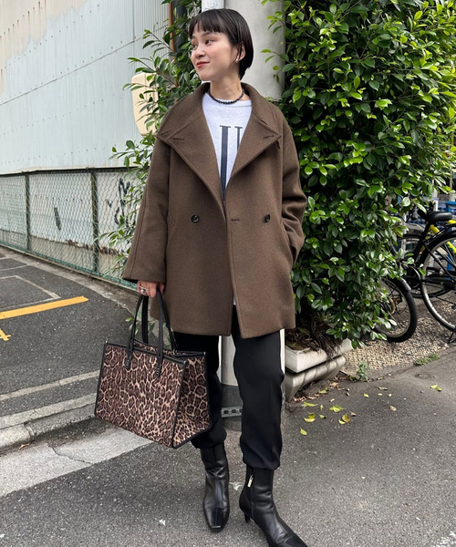 セール】MANTECO GIOLICA スタンドショートコート（その他アウター