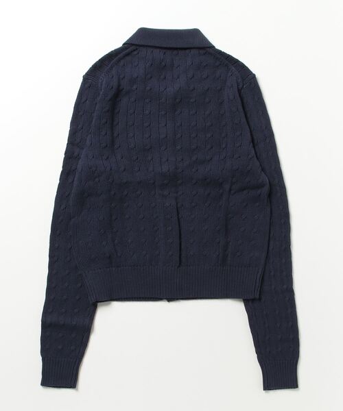 ケーブルニット コットン Polo カーディガン（ニット/セーター）｜POLO