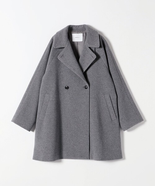 セール】SHIPS any: スタンド & ダブル カラー コート 24FW（その他