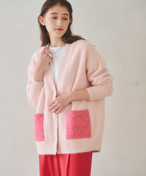 フォックスカシミヤ ミドル カーディガン（カーディガン/ボレロ