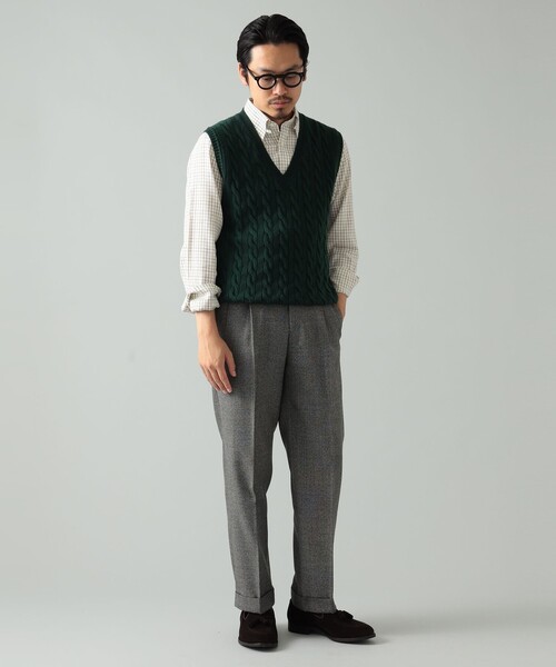 BAFY（バフィー）の「BAFY × BEAMS F / 別注 ケーブル ニットベスト