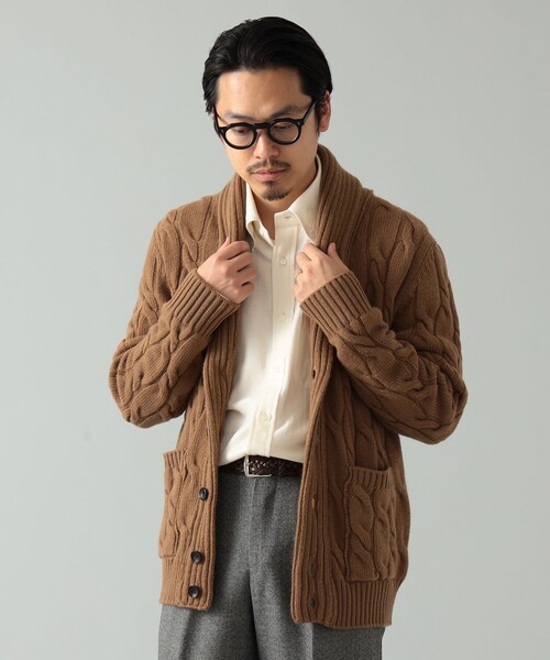 BAFY（バフィー）の「BAFY × BEAMS F / 別注 ケーブル ショールカラー