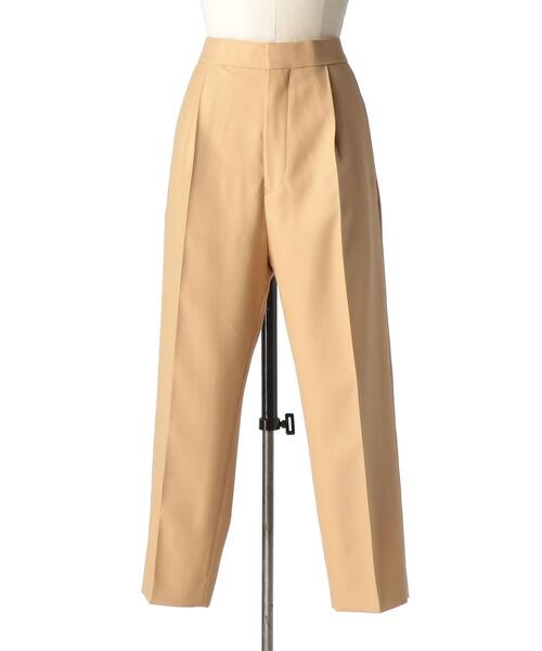 Drawer（ドゥロワー）の「Drawer ウールトロテーパードタックパンツ