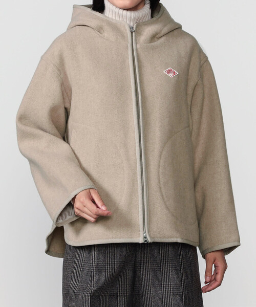 DANTON（ダントン）の「DANTON | ウールライトパイル フードジャケット