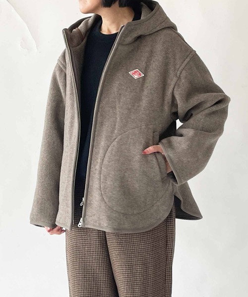 DANTON（ダントン）の「DANTON | ウールライトパイル フードジャケット