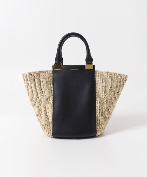 VIOLAd'ORO（ヴィオラドーロ）の「VIOLAd'ORO アバカレザー切替バッグ