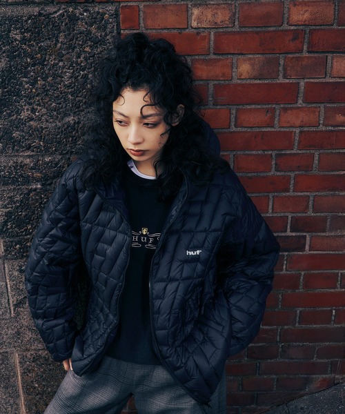 HUF X TAION CASCADE PACKABLE HOODED DOWN JACKET（ブルゾン）｜HUF