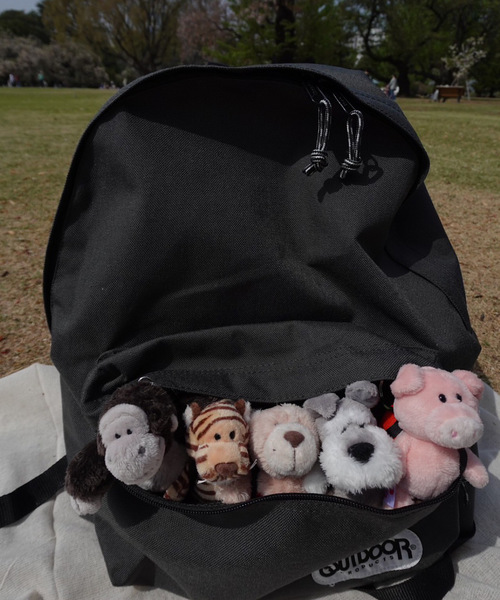 NICI(ニキ)/キーホルダー オオカミ 10cm+リュック ブルー/OUTDOOR