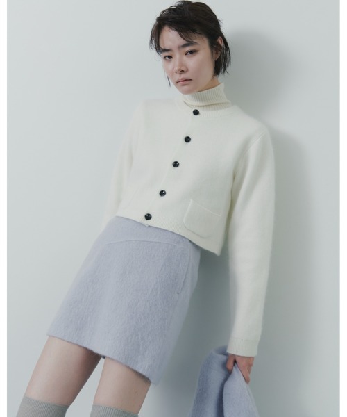 MIESROHE（ミースロエ）の「シャギーコンパクトカーディガン