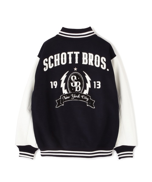 schott（ショット）の「Schott/ショット/MELTON STADIUM JACKET