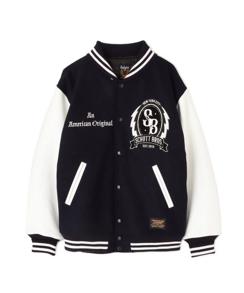 schott（ショット）の「Schott/ショット/MELTON STADIUM JACKET