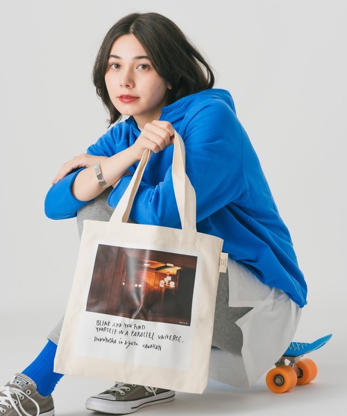 ミナペルホネン /2025タンバリンネイビー×白/がま口ポケット付きMS