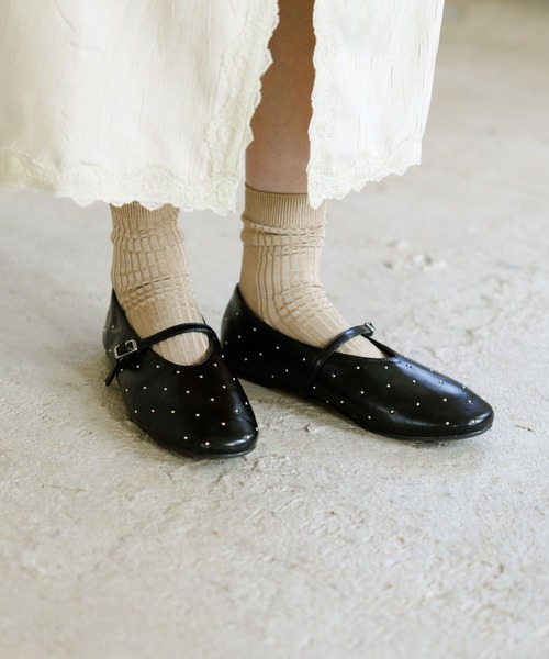 セール】ワンストラップスタッズパンプス（パンプス）｜studio CLIP