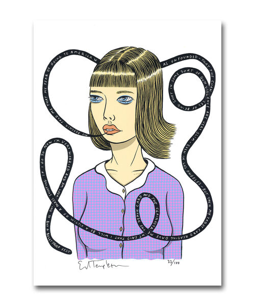 Ed Templeton / STRAY THOUGHTS GIRLS（ポスター/アート）｜TOKYO