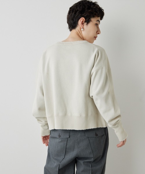 Whim Gazette（ウィムガゼット）の「ヴィンテージ加工裏毛プルオーバー
