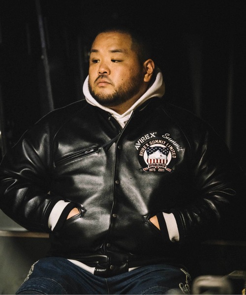 AVIREX（アヴィレックス）の「【SUMMIT × AVIREX】 LEATHER VARSITY