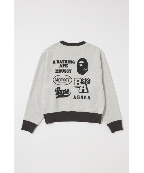 BP/MS RELAXED FIT クルーネックトップス（スウェット）｜MOUSSY