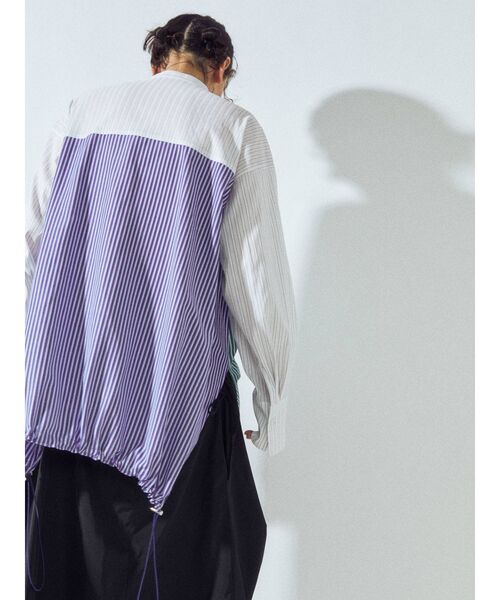 UN3D.（アンスリード）の「ヘムギャザーシャツ（シャツ/ブラウス