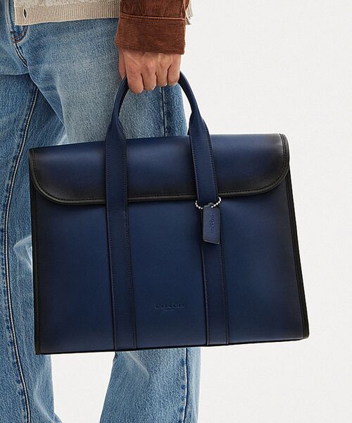 COACHコーチ/ゴッサム ポートフォリオ ビジネスバッグ メンズ2way美品