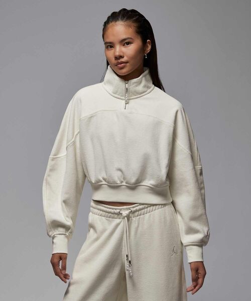 セール】ジョーダン フライト フリース ウィメンズ クォータージップ